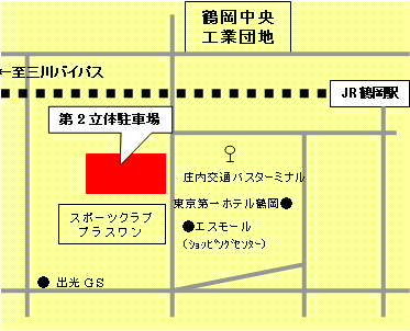 第2立体駐車場 略図